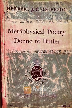 Metephysical Poetry Donne to Butler