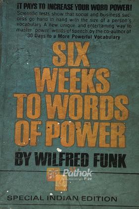 Six Weeks To words of Power