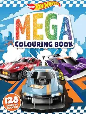 Hot Wheels: Mega Colouring Book